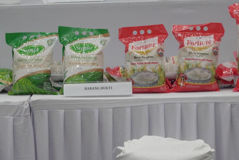 Penampakan Beras Oplosan Disita Bareskrim Polri - Bagian 3