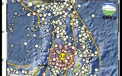 Gempa Terkini M 3,0 Guncang Halmahera Barat, Kedalaman 13 Km