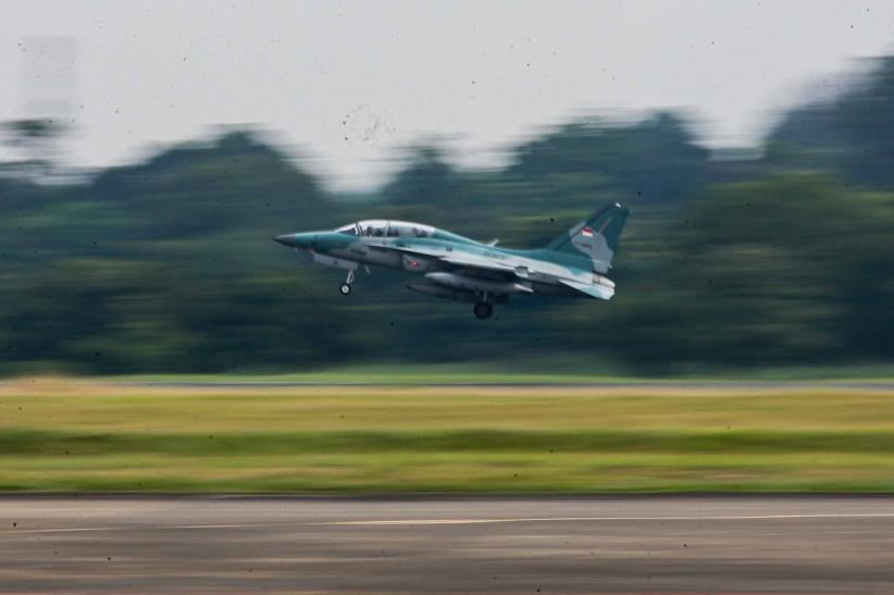 Persiapan Pesawat Tempur F-16 dan T-50i TNI AU Gladi Upacara Kehormatan Militer - Bagian 3