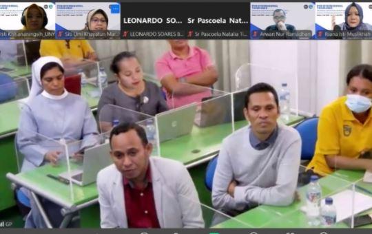 Genjot Kualitas Lulusan, PKM UNY dan IPDC Timor Leste Gelar Workshop Pengukuran CPL