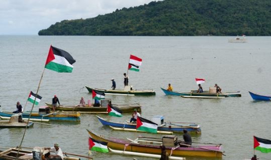 Nelayan Togeo Bone Konvoi Perahu Bela Palestina, Dilepas Tamsil Linrung