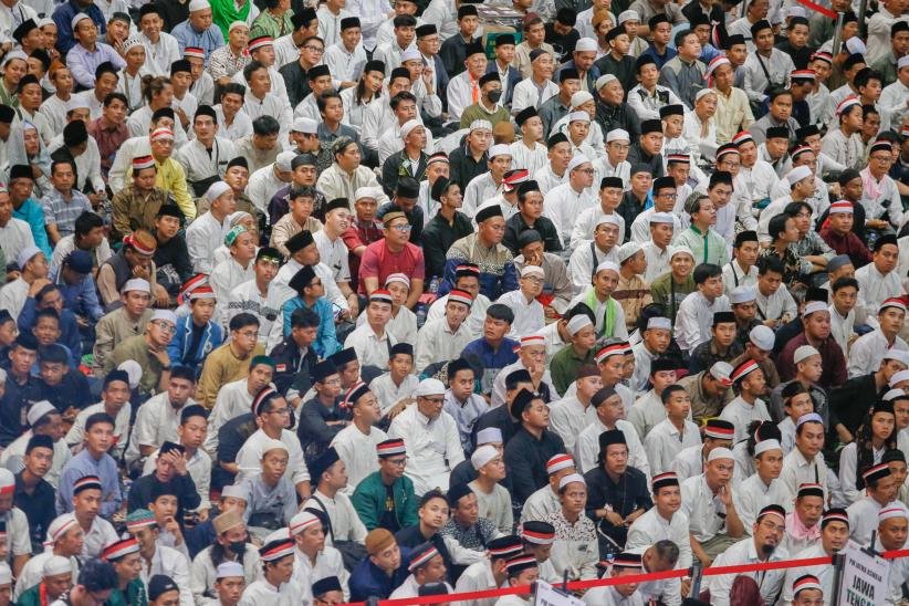 Ribuan Umat Muslim Hadiri Zikir Kebangsaan di Masjid Istiqlal - Bagian 4