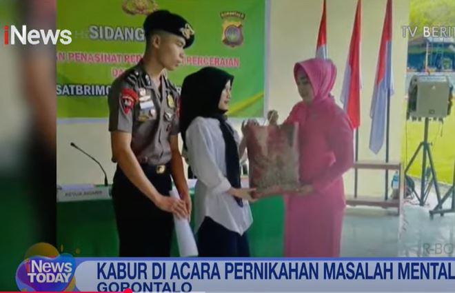 Kena Mental, Oknum Brimob di Gorontalo Kabur jelang Akad Nikah