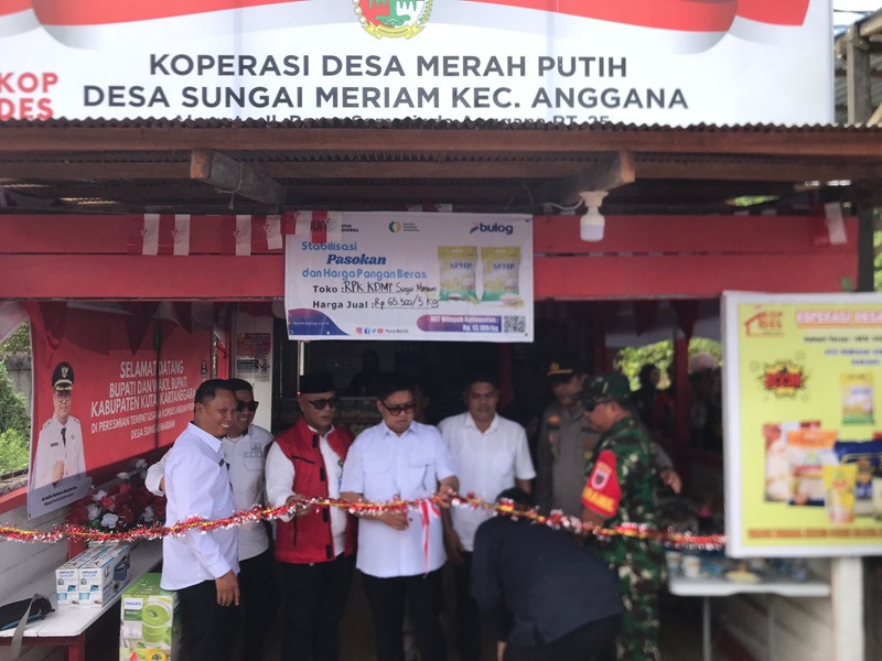 Wabup Rendi Solihin Resmikan Koperasi Desa Merah Putih di Sungai Meriam