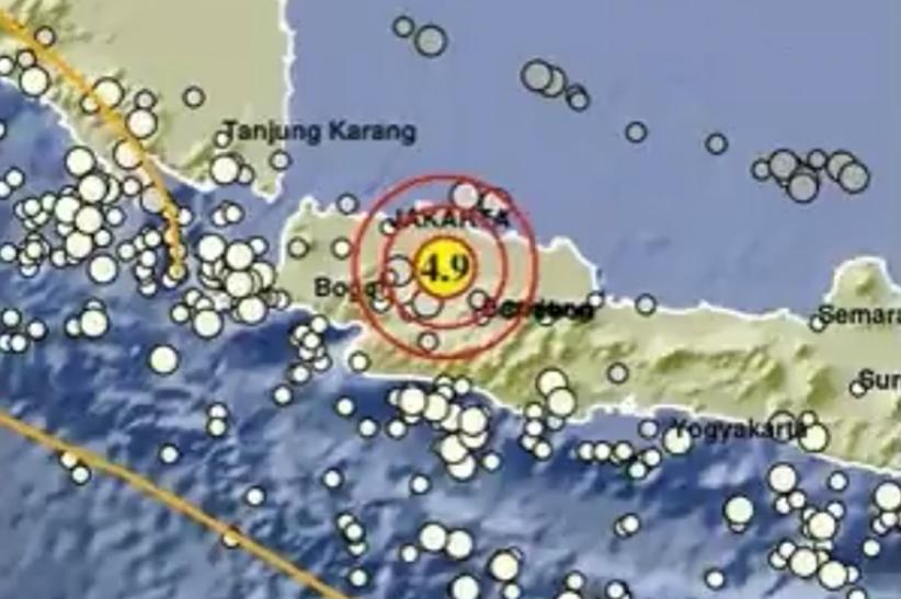 Gempa Magnitudo 4,9 Guncang Bekasi