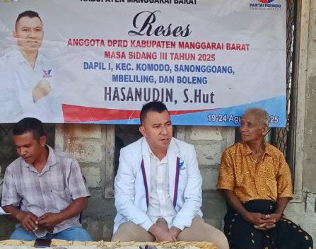 Legislator Perindo Hasanudin Siap Perjuangkan Aspirasi Warga Manggarai Barat soal Ketersediaan Air