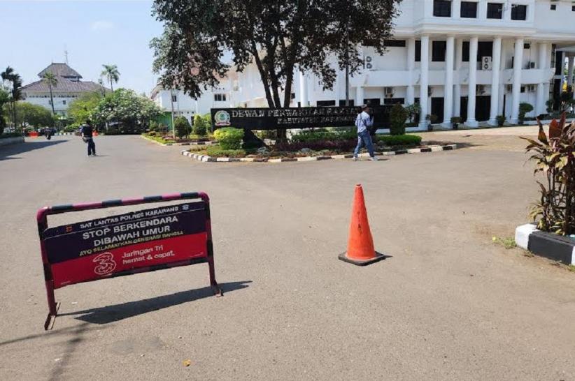 Polres Karawang Tetapkan Siaga 1 jelang Aksi Demo di Gedung DPRD