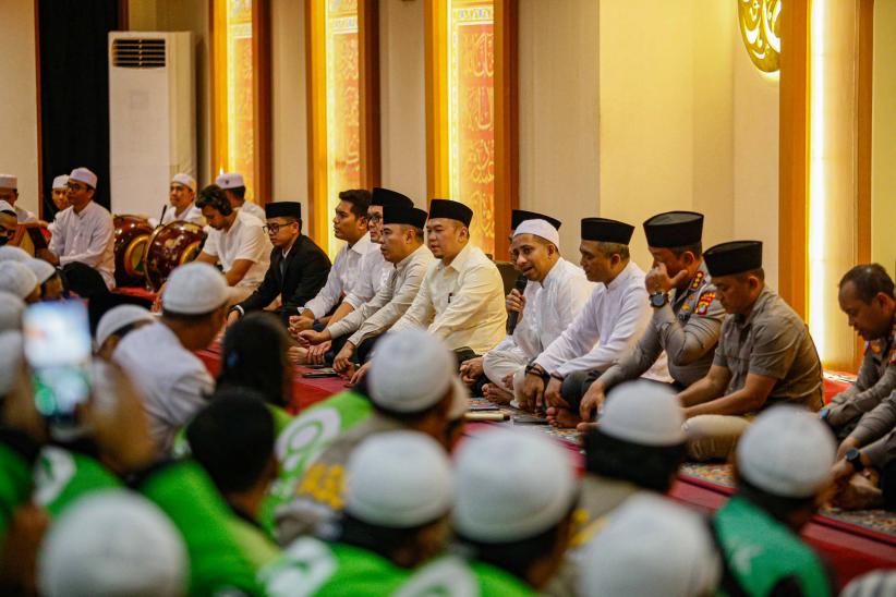 Ribuan Driver Ojol Doa Bersama untuk Persatuan dan Perdamaian Bangsa - Bagian 6