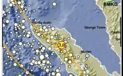 Pusat Gempa Terkini 2 Menit yang Lalu 2 Kali Guncang Gayo Lues, Cek Magnitudonya