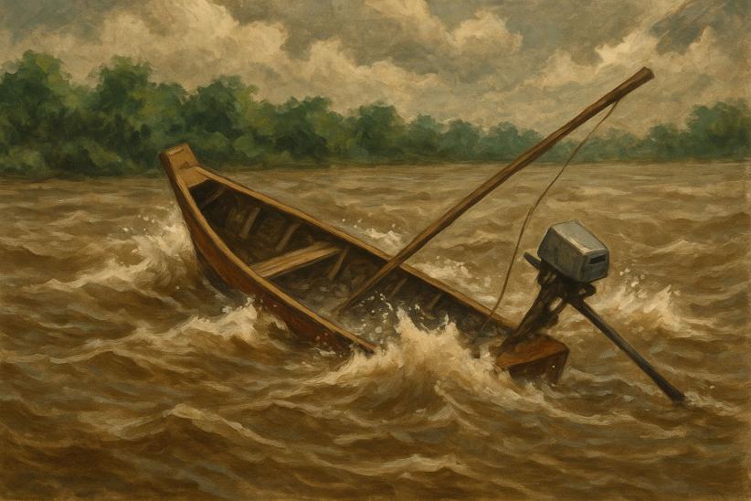 Kecelakaan Perahu Ketinting Terbalik di Sungai Asmat, 6 Orang Selamat dan 1 Balita Hilang