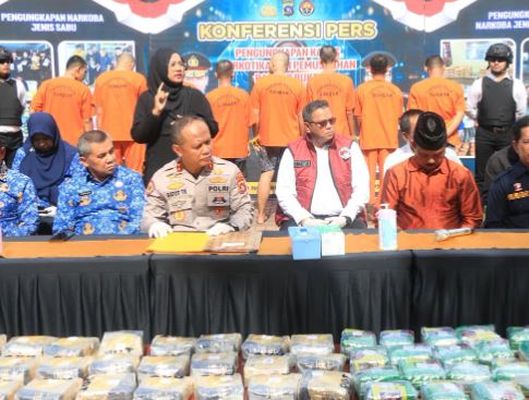 Polisi Bongkar 37 Kasus Narkoba di Sumbar, Sita 50 Kg Sabu dan 49 Kg Ganja