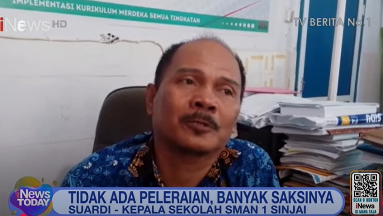 Kepala SMAN 1 Bantah Pernyataan Polisi di Sinjai Ikut Melerai saat Anaknya Pukul Guru