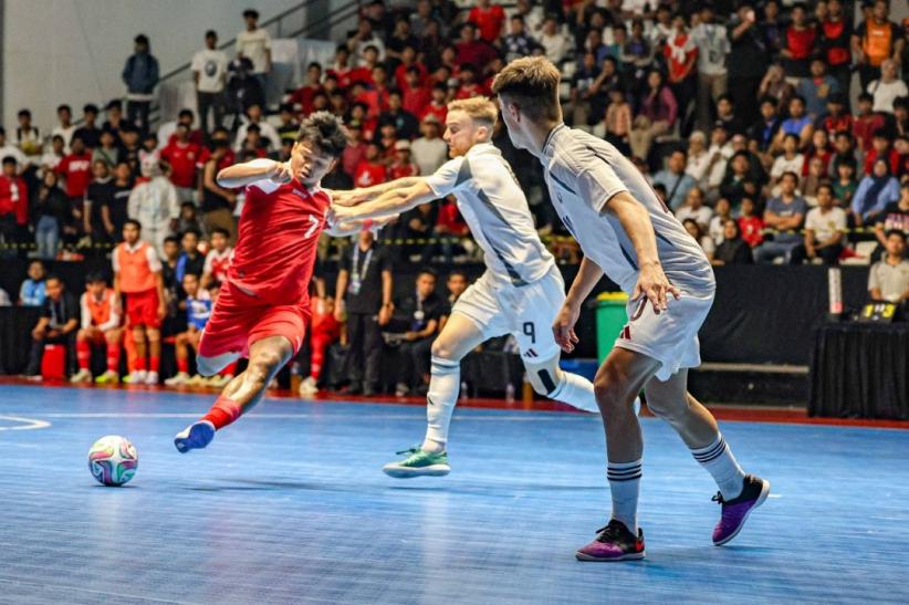 Turnamen Four Nations Cup 2025, Timnas Futsal Indonesia Dikalahkan Latvia 3-2  - Bagian 3