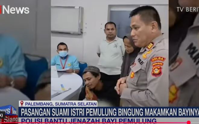 Miris! Jenazah Bayi Pasutri Pemulung di Palembang Nyaris Telantar, Polisi Gercep