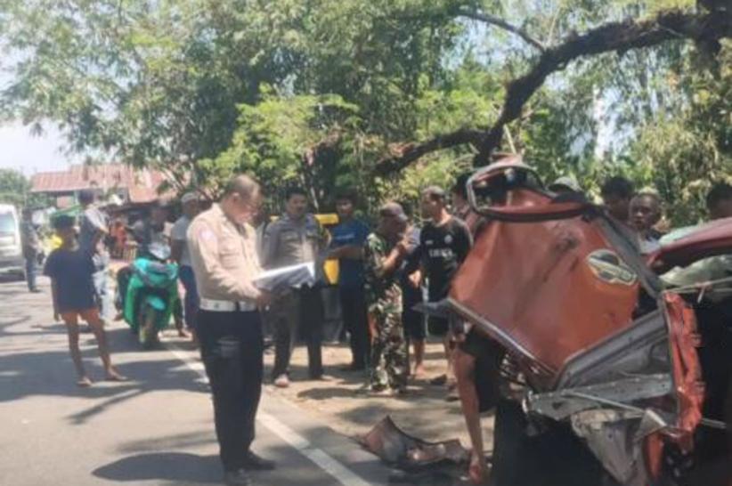 Kecelakaan Maut di Barru Sulsel, Minibus Tabrak Jembatan 3 Orang Tewas