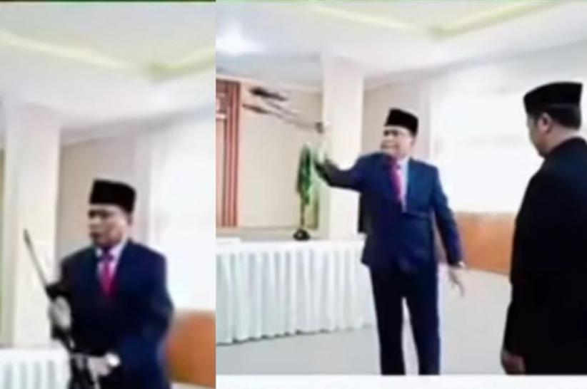 Viral Video Kepala Kanwil Kemenag NTB Zamroni Aziz Lempar Mikrofon, Ada Apa?