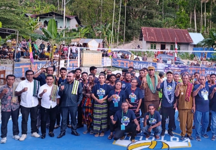 Legislator Perindo Gelar Turnamen Voli di TTS, Begini Antusiasme Warga