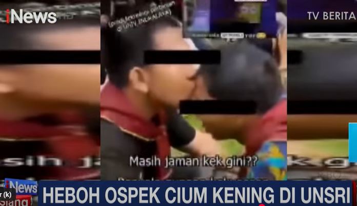 Viral Video Perpeloncoan Mahasiswa Baru Cium Kening, UNSRI Bekukan Himateta