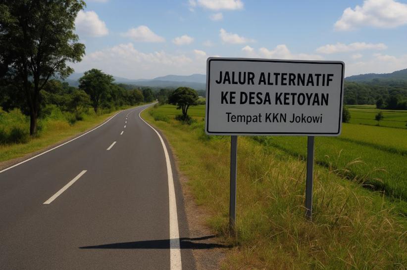 3 Jalur Alternatif ke Desa Ketoyan Boyolali, Tempat KKN Jokowi saat Kuliah