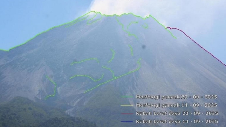 Aktivitas Gunung Merapi Meningkat, Guguran Lava Terjadi 88 Kali dalam Sepekan