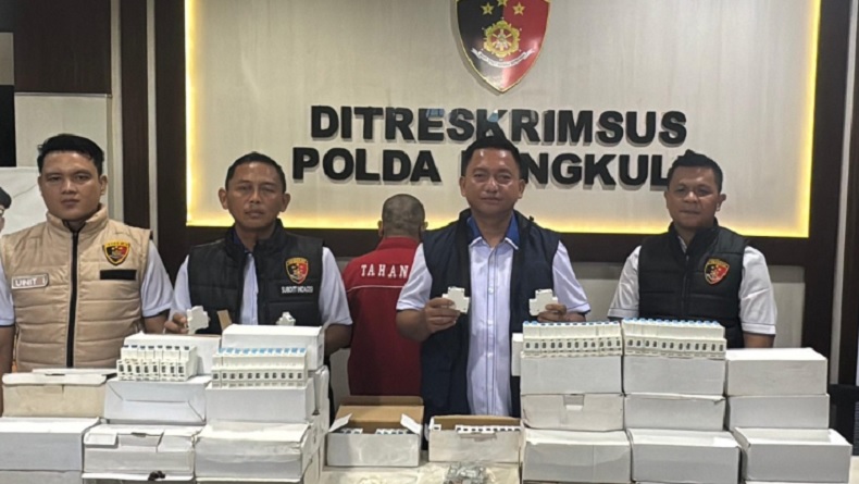 Polda Bengkulu Ungkap Perdagangan MCB Palsu, Dipasok dari Sumsel