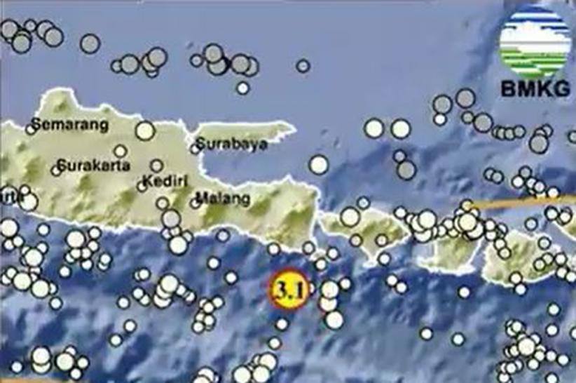 Gempa Hari Ini Magnitudo 3,1 Guncang Jembrana Bali