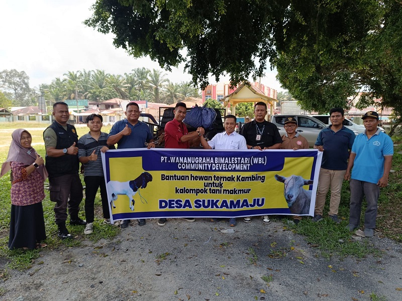Dukung Ketahanan Pangan, Wananugraha Bima Lestari Salurkan Bantuan Hewan Ternak