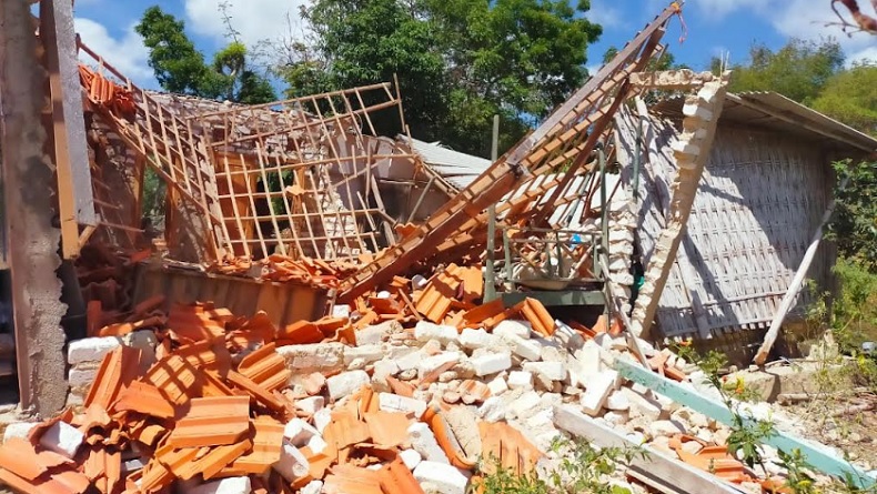 139 Rumah Rusak Terdampak Gempa Sumenep, 6 Orang Luka