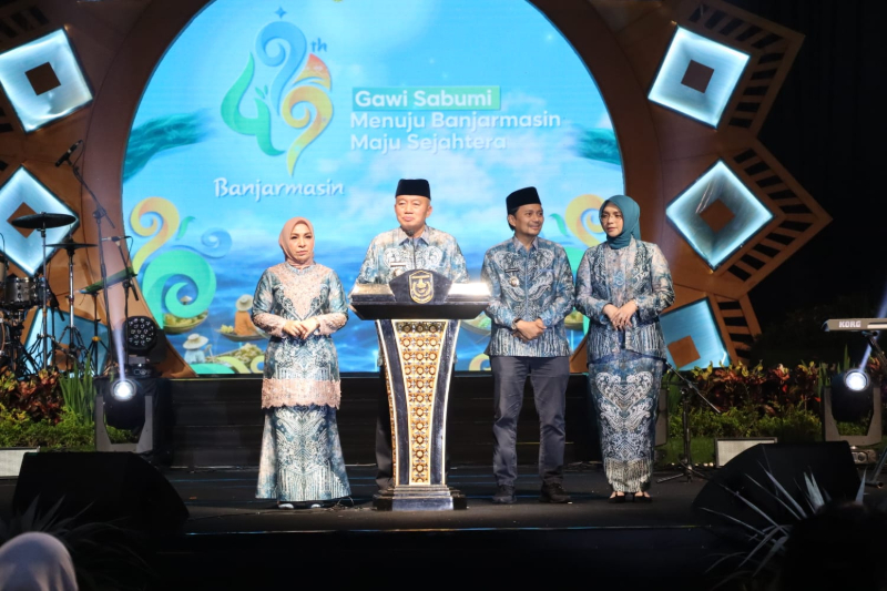 Wakil Bupati Kotabaru Hadiri Perayaan HUT ke-499 Banjarmasin 