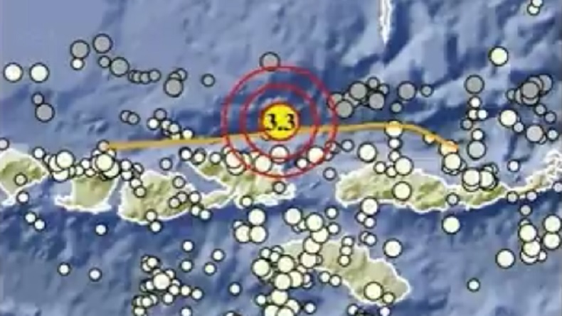 Gempa Bumi Magnitudo 3,3 Guncang Bima NTB