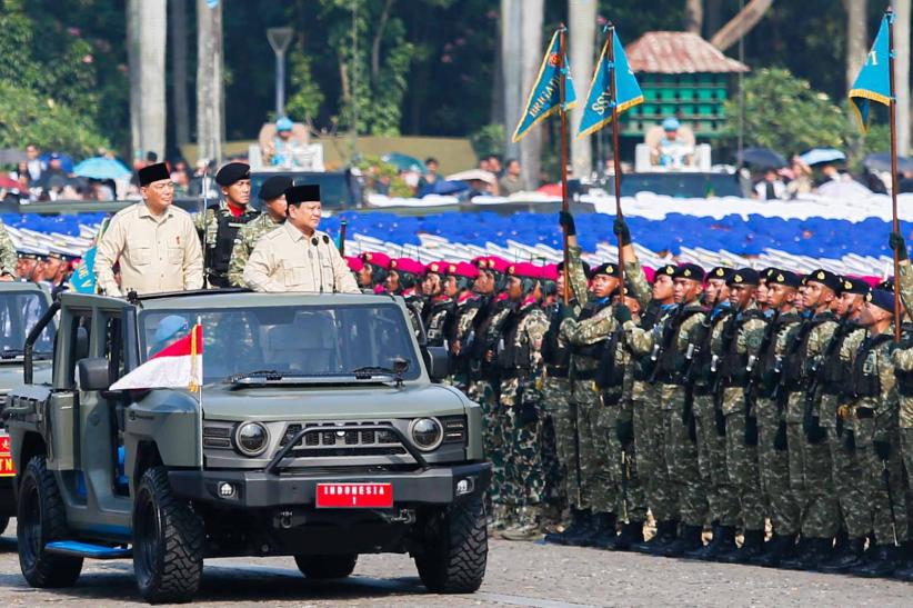 Presiden Prabowo Subianto Pimpin Upacara Peringatan HUT ke-80 TNI - Bagian 2