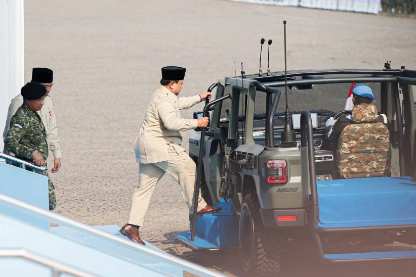 Presiden Prabowo Subianto Pimpin Upacara Peringatan HUT ke-80 TNI - Bagian 4