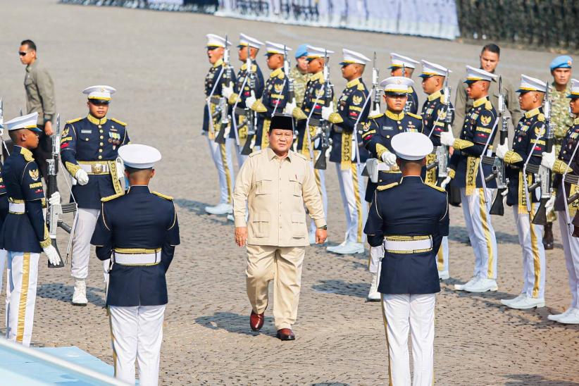 Presiden Prabowo Subianto Pimpin Upacara Peringatan HUT ke-80 TNI - Bagian 3