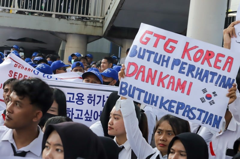 Ribuan CPMI Korea Turun ke Jalan, Menuntut Percepat Penempatan Kerja - Bagian 2