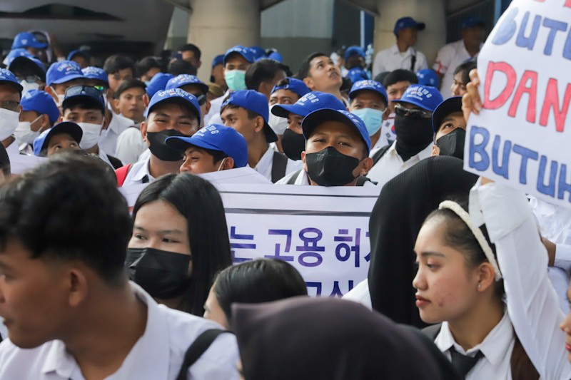 Ribuan CPMI Korea Turun ke Jalan, Menuntut Percepat Penempatan Kerja - Bagian 8