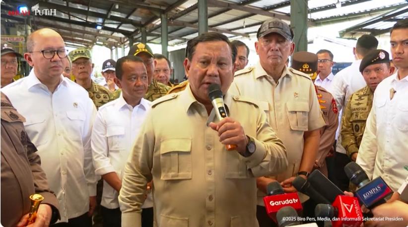 Prabowo Serahkan Aset Tambang Rp300 Triliun Rampasan Kasus Korupsi ke PT Timah di Babel