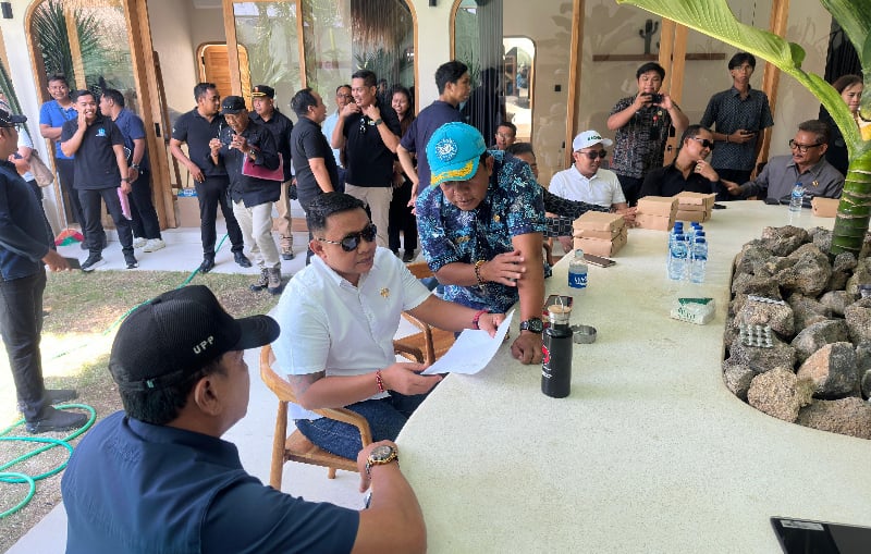 Pembangunan Caplok Badan Sungai, DPRD Badung Sidak Villa di Kawasan Canggu