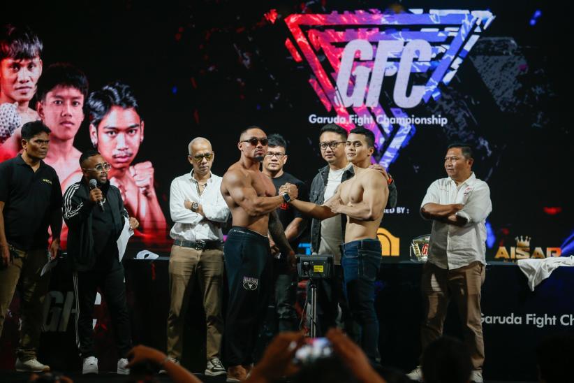 Proses Timbang Badan Petarung Garuda Fight Championship Berlangsung Panas  - Bagian 4
