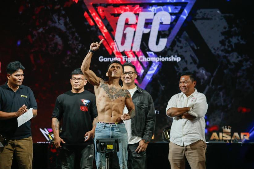 Proses Timbang Badan Petarung Garuda Fight Championship Berlangsung Panas  - Bagian 3