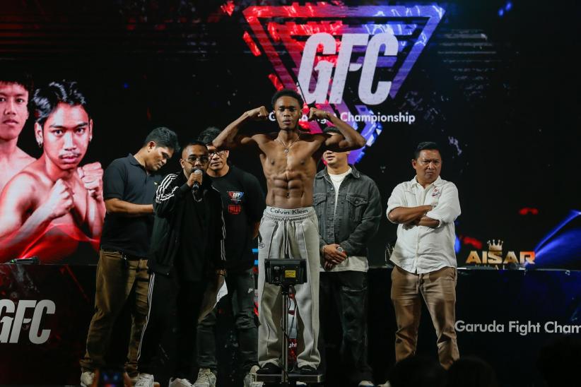 Proses Timbang Badan Petarung Garuda Fight Championship Berlangsung Panas  - Bagian 2