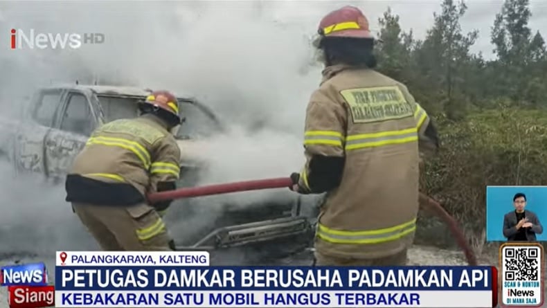 title Mobil Terbakar Hebat di Barito Selatan, Warga Sempat Panik Dengar Ledakan Mobil Terbakar Hebat di Barito Selatan, Warga Sempat Panik Dengar Ledakan