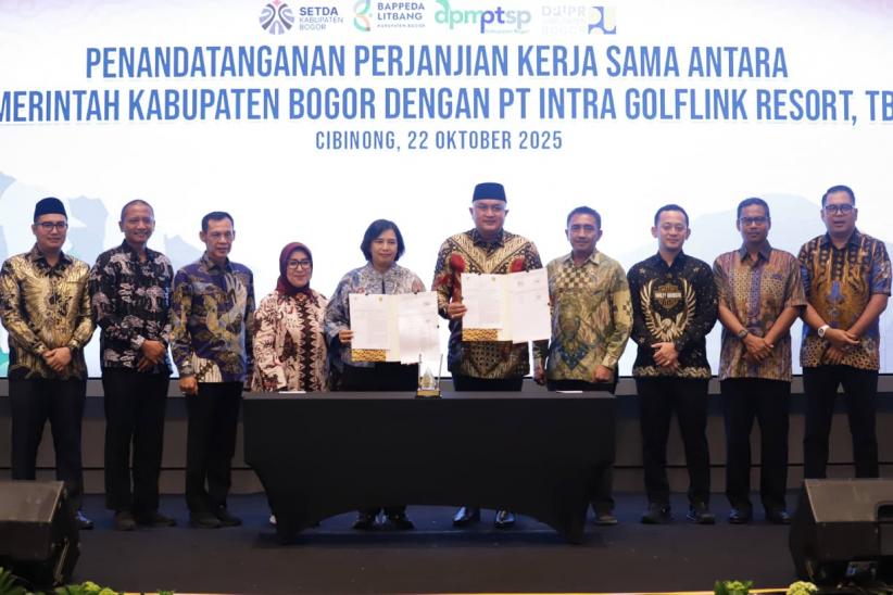 Dorong Pertumbuhan Ekonomi, Bupati Bogor Beri Penghargaan ke Investor Terbaik
