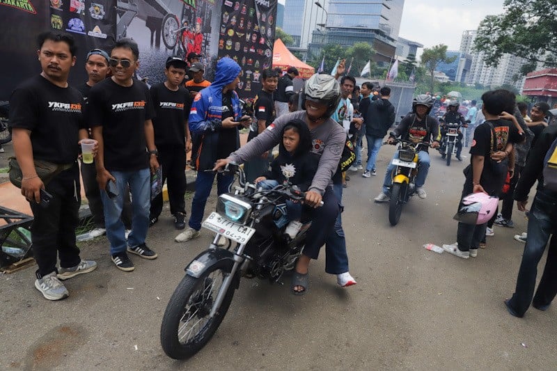 Jaga Jakarta, Ribuan Penggemar RX King Kopdar di Jalan MT Haryono  - Bagian 3