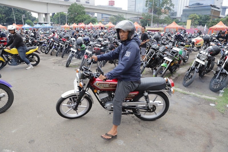 Jaga Jakarta, Ribuan Penggemar RX King Kopdar di Jalan MT Haryono  - Bagian 5