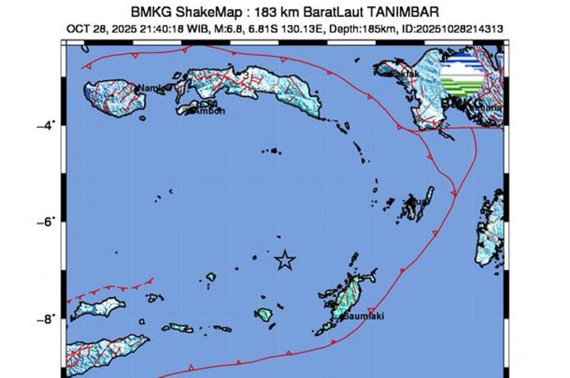 title Gempa Besar M6,8 Guncang Tanimbar Maluku, Terasa di Sorong hingga Nabire Gempa Besar M6,8 Guncang Tanimbar Maluku, Terasa di Sorong hingga Nabire