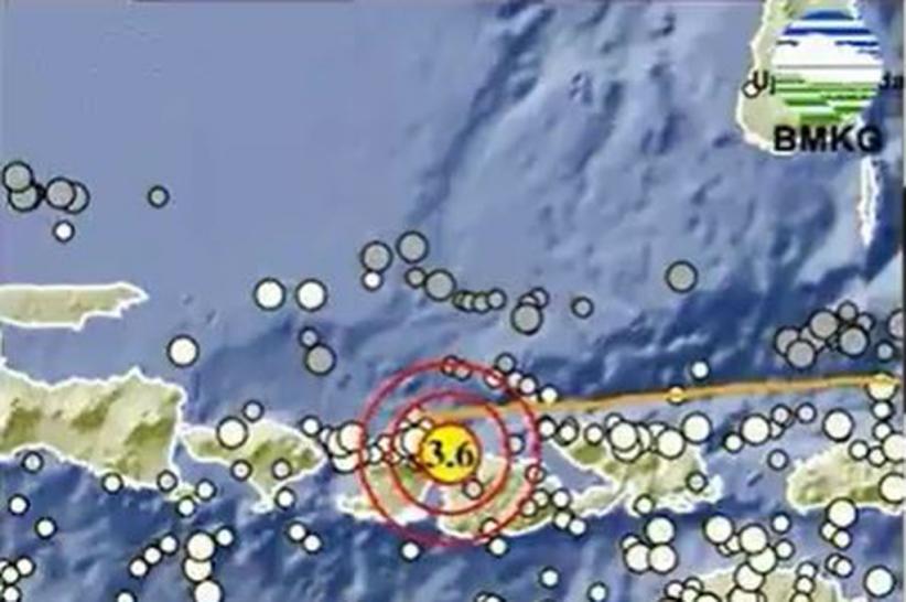 Gempa Hari Ini Magnitudo 3,6 Guncang Pulau Panjang Sumbawa NTB