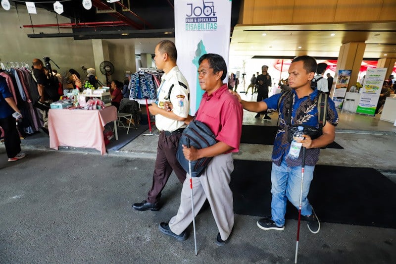 Antusiasme Penyandang Disabilitas Ikuti Job Fair - Bagian 2