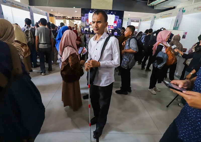 Antusiasme Penyandang Disabilitas Ikuti Job Fair - Bagian 5