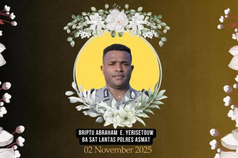 Identitas Polisi Tewas Ditikam Pemabuk saat Tangani Keributan di Asmat, Briptu Abraham Eliaser