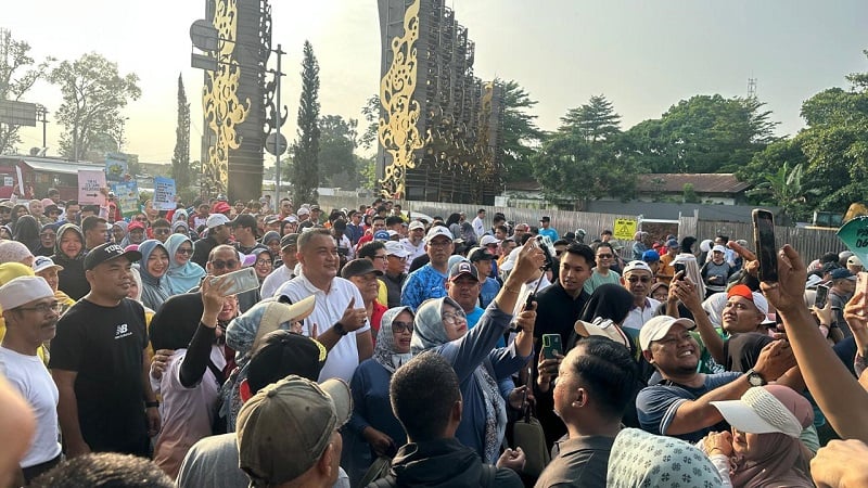 Hadirkan Ruang Publik Aman, Bupati Bogor Ikuti Car Free Day bersama Masyarakat